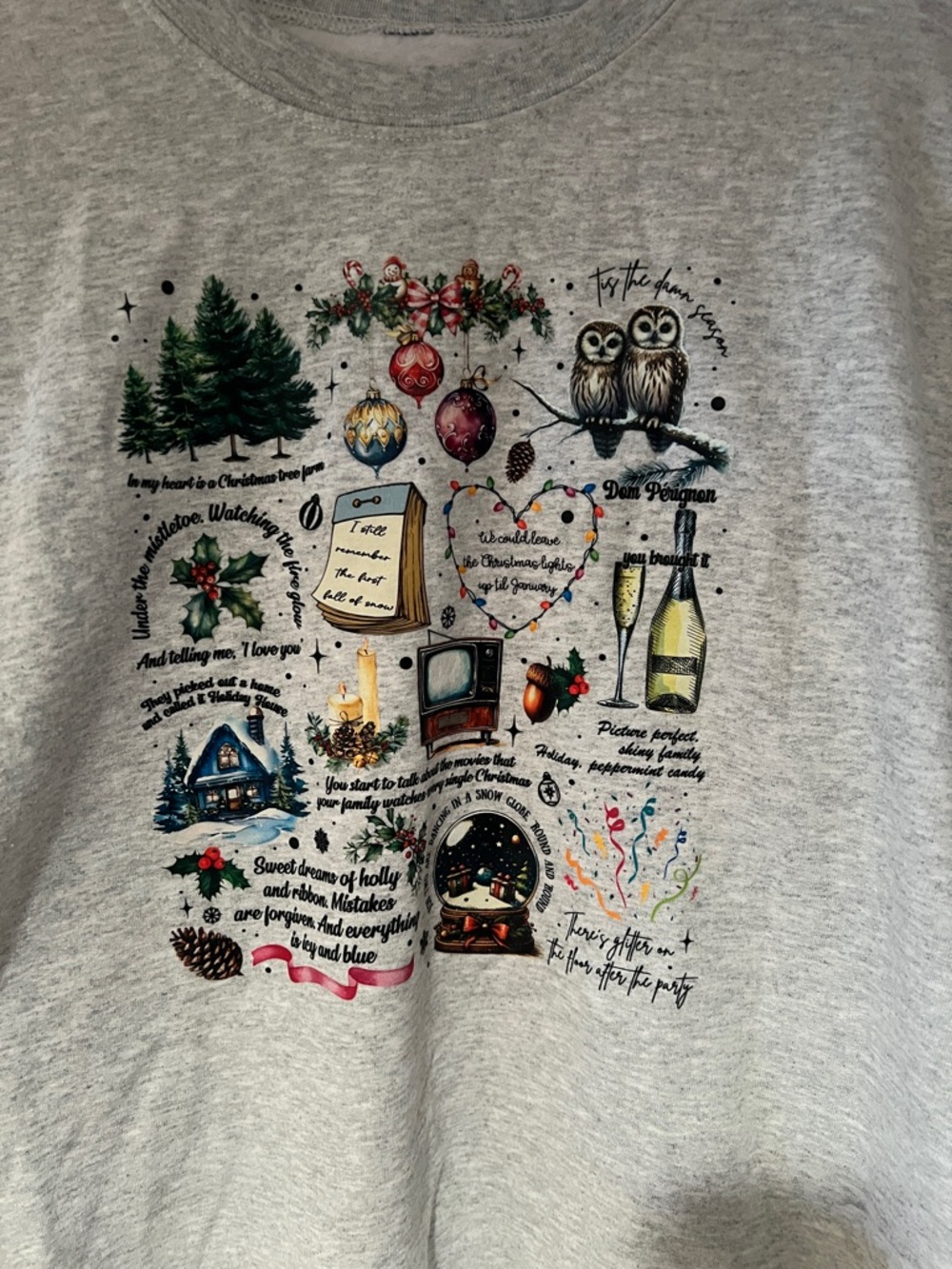 Taylor Swift Christmas Lyrics Sweatshirt